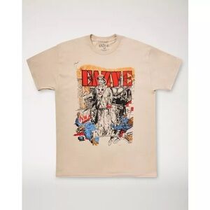 Eazy E - Cartoon Eazy E Ruthless Graphic Short Sleeve T Shirt  Size Large